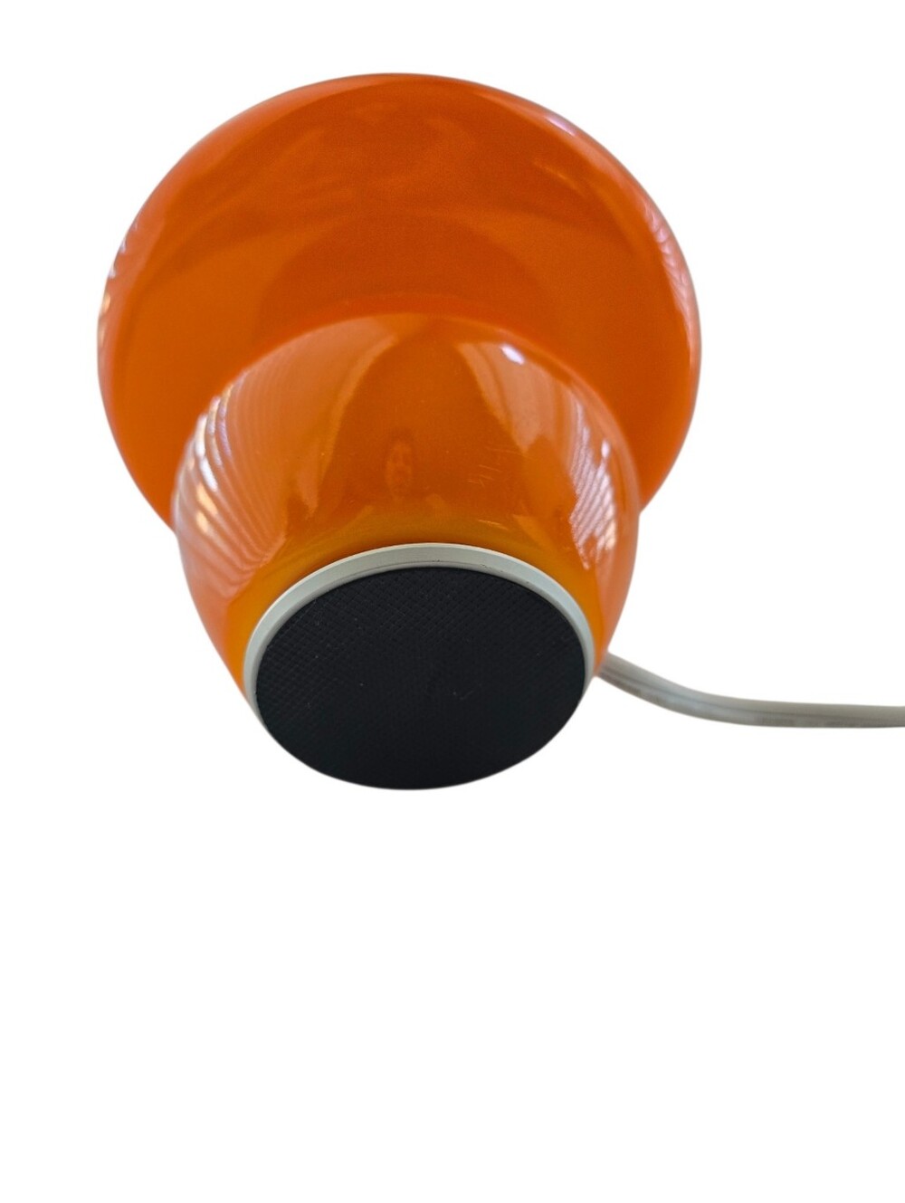 Orange Mushroom Lamp Retro Space Age Accent Light - Picture 8 of 9